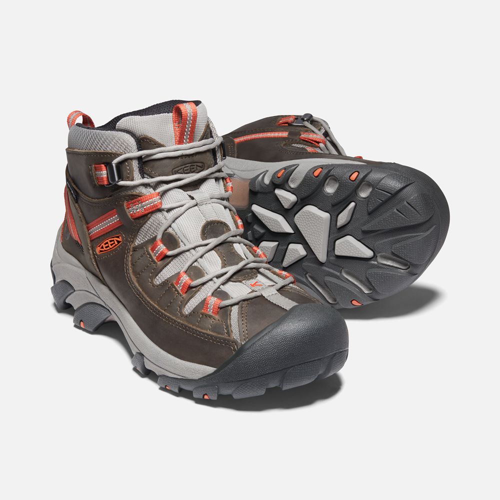 Keen Outdoor Bot Erkek Kahverengi - Targhee Ii Waterproof Mid - Türkiye SXZV54786